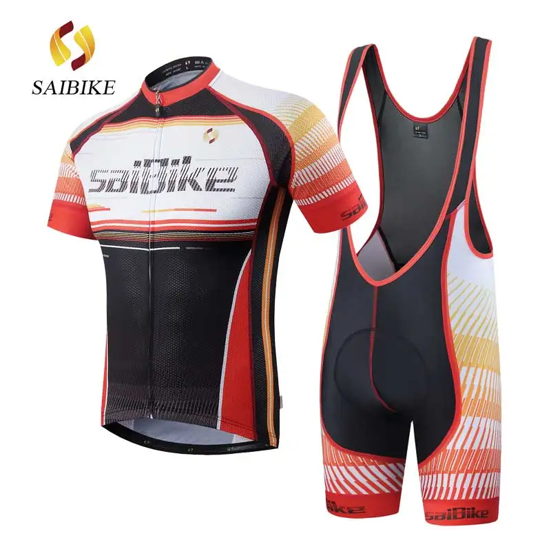 s1615 SaiBike майки для велоспорта мужские ropa ciclismo Майо летняя дышащая одежда fietskleding wielrennen zomer heren наборы - Цвет: s1615