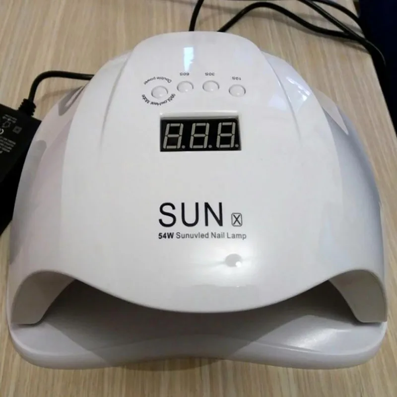 SUN X 54W LED Nail Dryers Cure UV Gel LCD Time Display Motion Dryer For Curing Polish Art Tools Auto Sensing Machine | Красота и
