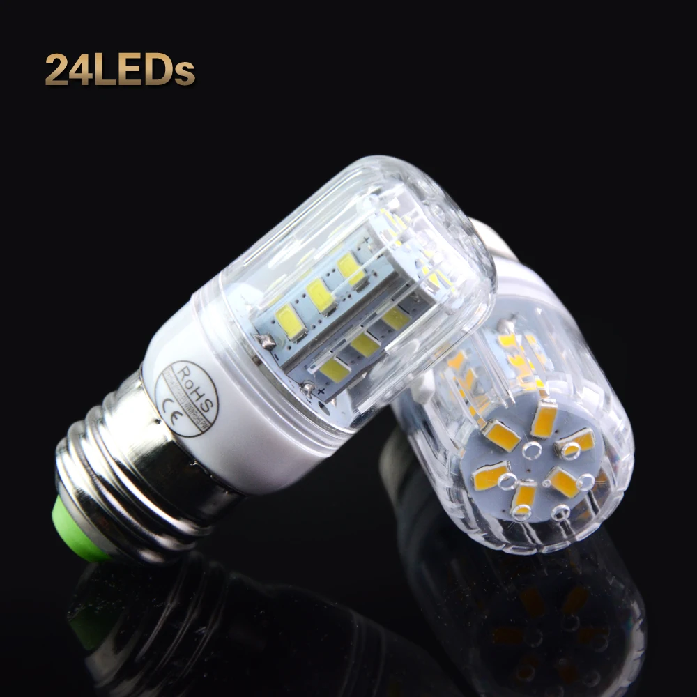 Новое поступление светодиодная лампочка SMD5730 E27 24 30 42 64 80 89 мощность CFL 20 35 Вт 220 В 230