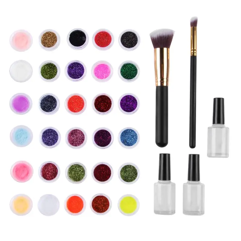 24 Цвета комплект временных блестящих порошок татуировки тела Искусство Краски