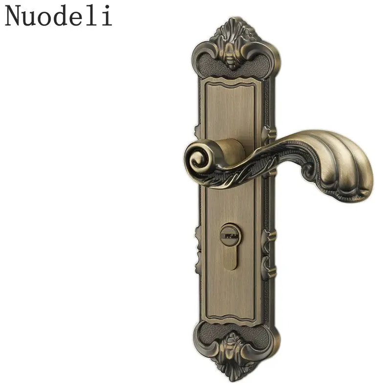 Nuodeli закрытый дверной замок в европейском стиле для спальни|lock|lock door |