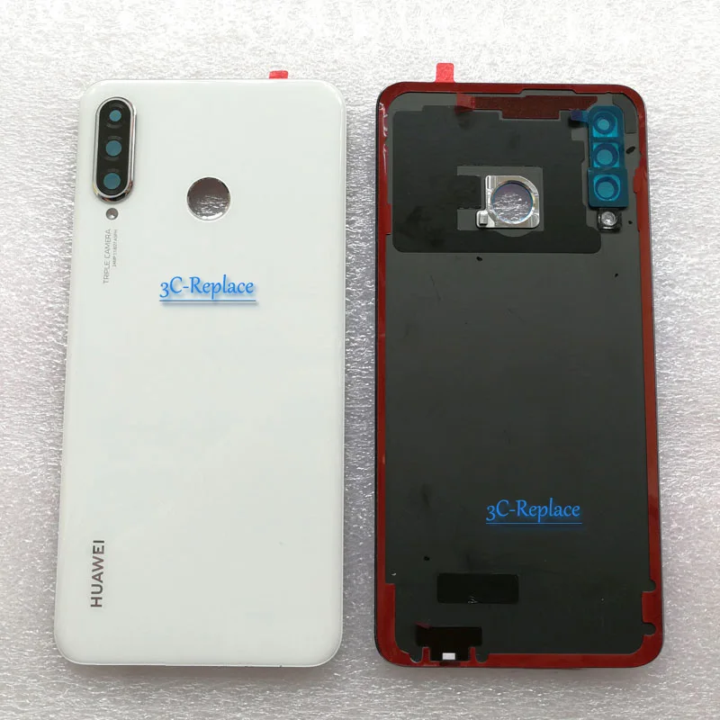 Original 6.1 inch For Huawei P30 Lite / Nova 4E MAR LX1 L01 L21 L22 Glass Battery Back Cover Case Battery Housing Rear Cover