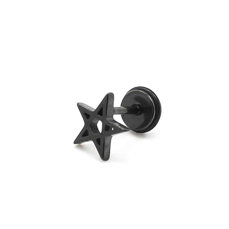 1 пара серьги гвоздики из нержавеющей стали|fashion stud earrings|stud earringsstar earrings |
