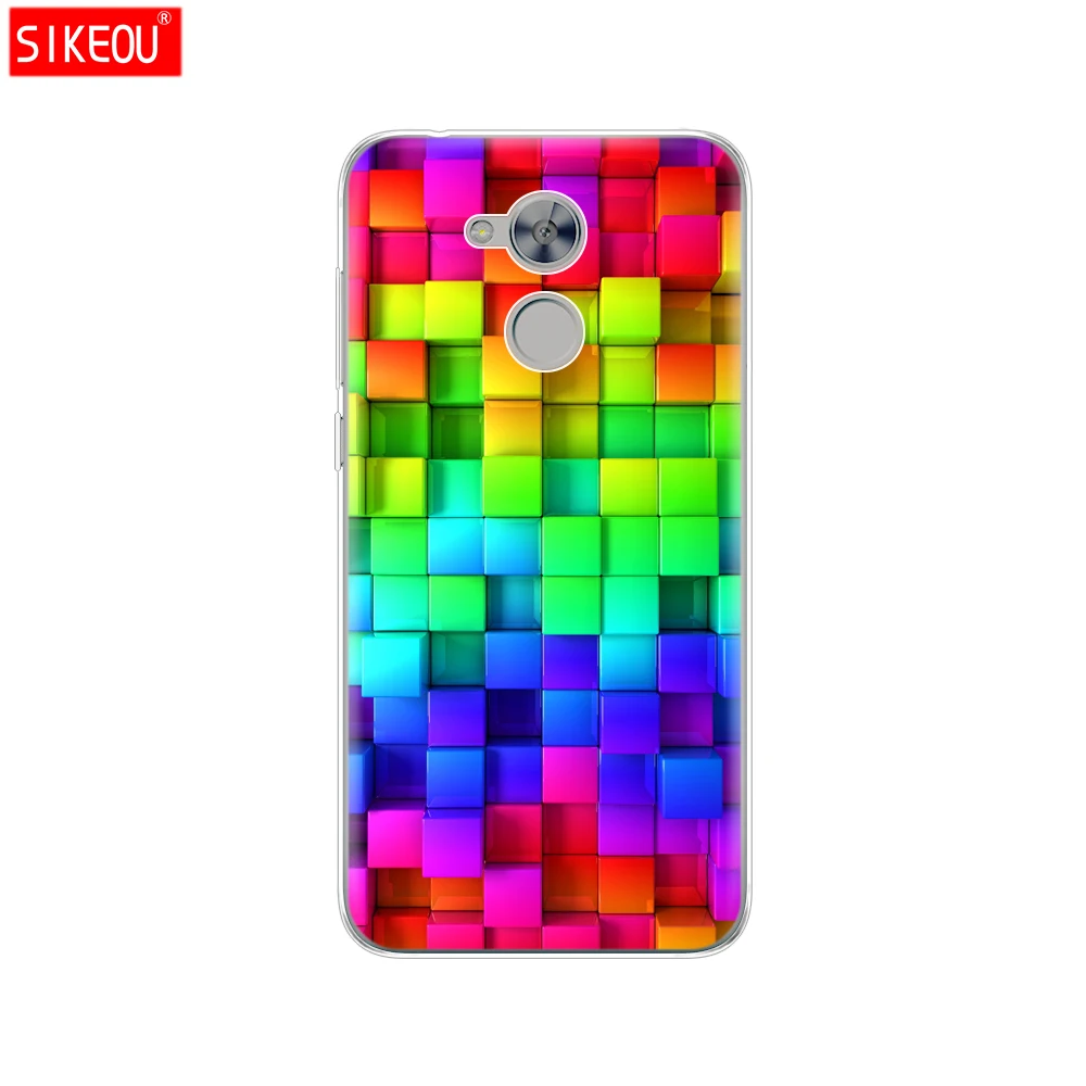 12091 Чехол для телефона huawei honor 6A, Мягкий ТПУ силиконовый чехол на заднюю панель, 360, полностью защитный чехол с принтом кота цветка - Цвет: 12091