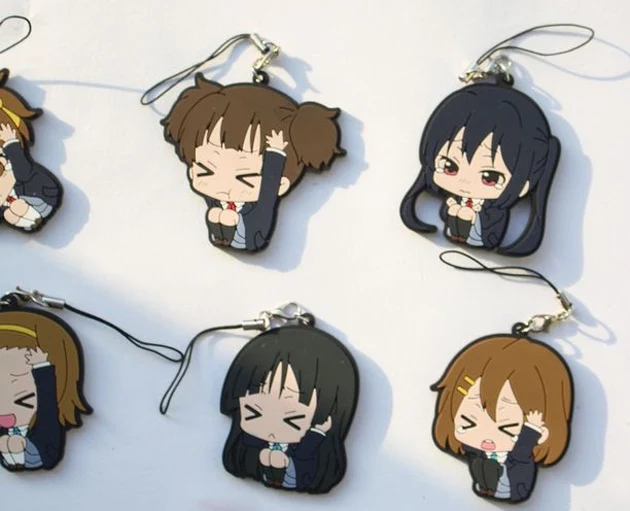 4 шт./компл. аниме K ON! Фигурки Hirasawa Yui Akiyama Mio Tainaka Ritsu Адзуса Накано ПВХ фигурки