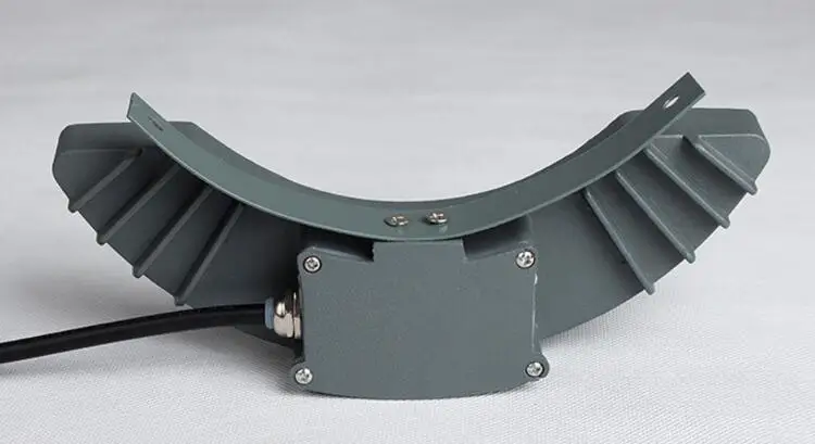 Лидер продаж светодиодная гофрированная лампа для плитки 6 Вт полумесяц свет