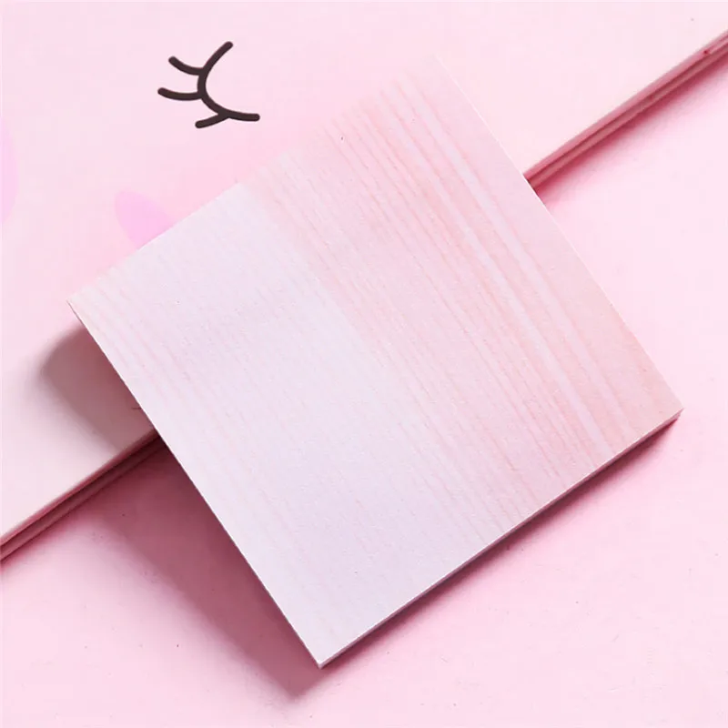 Square striped-red 1 шт. Модная креативная мраморная цветная самоклеящаяся липкая бумага для заметок закладка для заметок канцелярский школьный офисный инвентарь - Цвет: Square striped-red