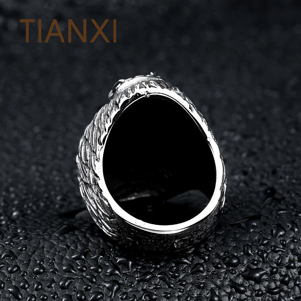 TIANXI 2018 Прохладный Череп Модные украшения Новый Дизайн Король обезьян Титан Сталь