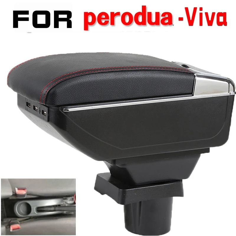 

Кожаный Автомобильный подлокотник для Perodua V Arm Rest вращающийся saga