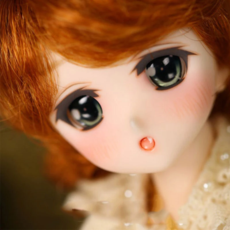 1/6 BJD Doll LOVELY Cute Cartoon Lab Chibi Moe Ren Joint Doll For Baby Girl Birthday Christmas Gift Present