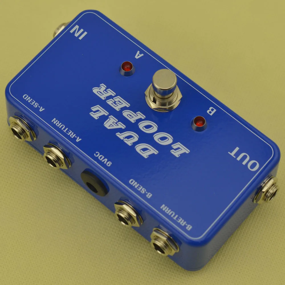 Педаль для гитары с двойным циклом синий|loop switch|guitar effect pedal looperpedal looper switcher |