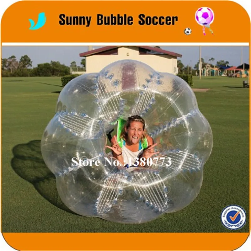 Доставка от двери до ТПУ Диаметр 1 2 м надувной бампер мяч пузырь футбол для