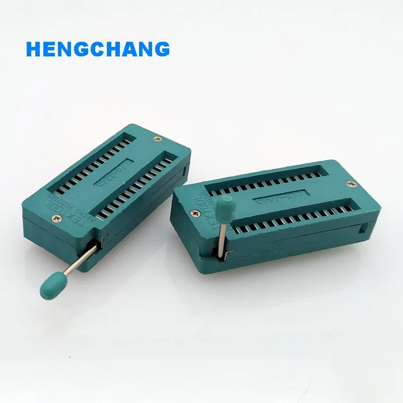 

228-3345 28P wide-body IC activities seat 28pin test socket 28 locking seat 28 pin IC Programming Socket IC socket 10pcs/lot