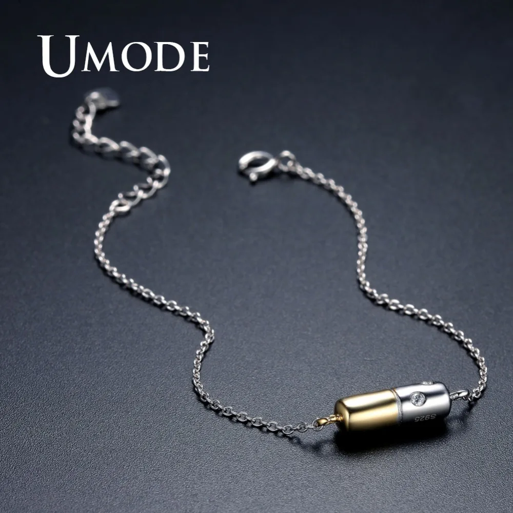 UMODE, новинка, модный 925 пробы, серебряный браслет для женщин, ювелирное изделие, браслеты для женщин, элегантные аксессуары для невесты, ULB0119