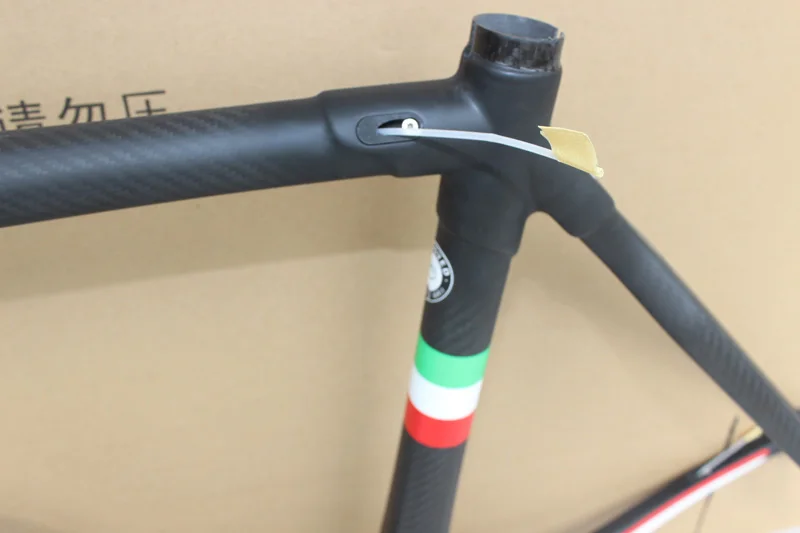 Черная картина белый Colnago C60 дорожный велосипед рама красное углеродное волокно велосипедная Рама+ подседельный штырь+ вилка+ зажим+ гарнитура