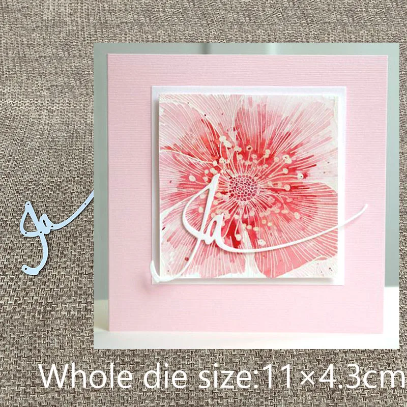 Металлические высекальные штампы XLDesign немецкие буквы да скрапбукинг альбом