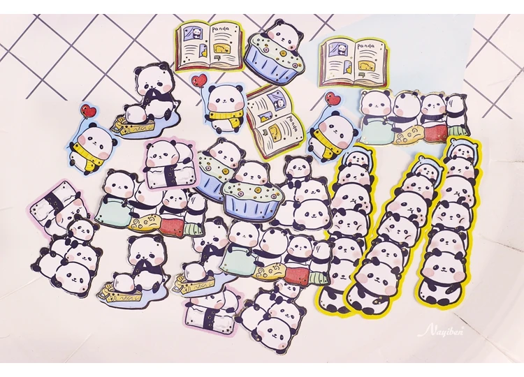 20 комплектов Kawaii канцелярские наклейки молочная коробка мультфильм кошка дневник планировщик декоративные мобильные наклейки Скрапбукинг DIY ремесло наклейки