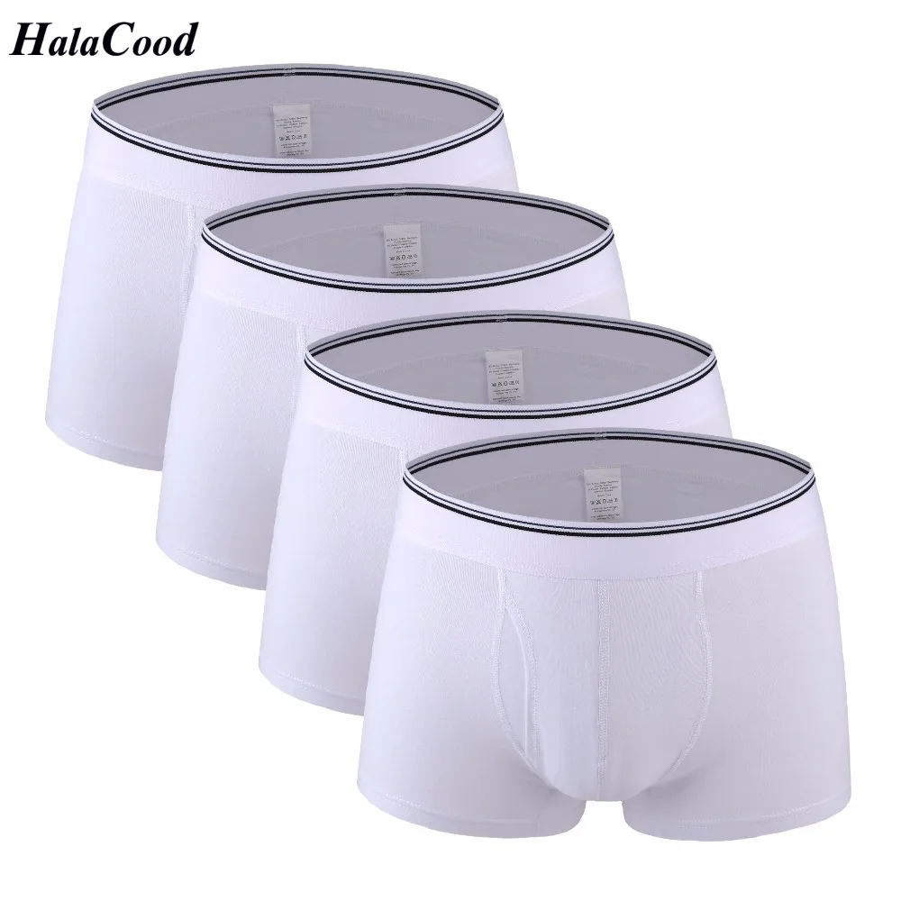 

4Pcs/lot New Summer Men Shorts Boxers Men's Underwear Cotton Soft Mens Big Boxer Ondergoed Plus Size Male Underpant Plus Fat 9XL