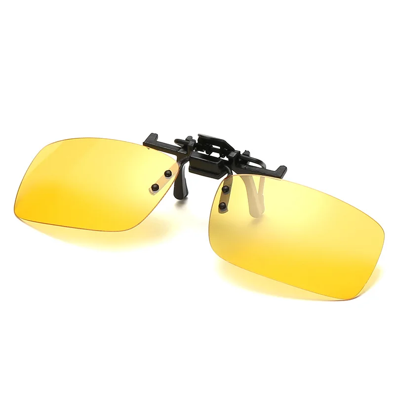 Солнцезащитные очки с клипсой для близорукости квадратные линзы Polaroid мужчин и