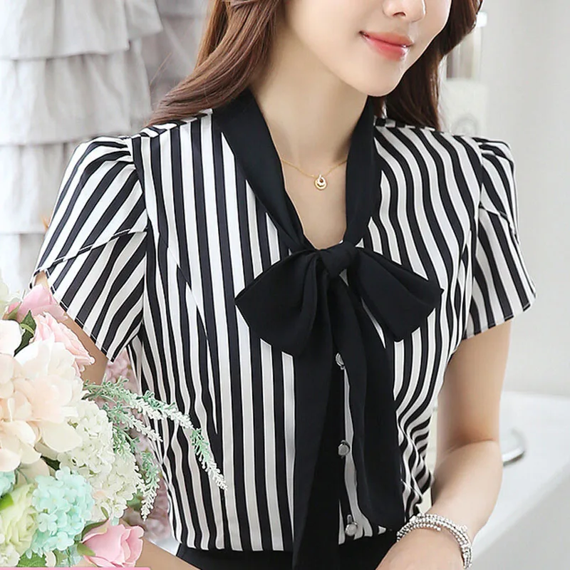 Женские Летние шифоновые рубашки с цветочным принтом большие размеры S-3XL Blusas