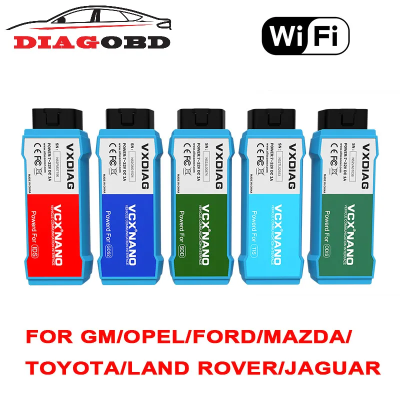 VXDIAG VCX NANO для GM/Opel GDS2 и TIS2WEB инструмент диагностики Wi Fi версия программирования
