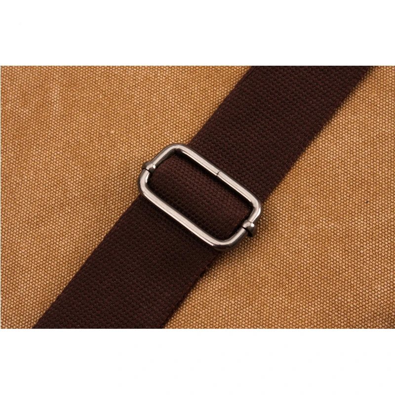 Мужская холщовая сумка мессенджер Повседневная маленькая деловая через плечо