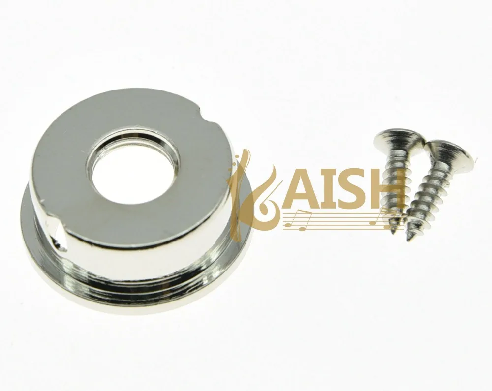 KAISH Джек для электрогитары 1/4 &quotпластина с гальваническим разъемом TL Nickel|jack