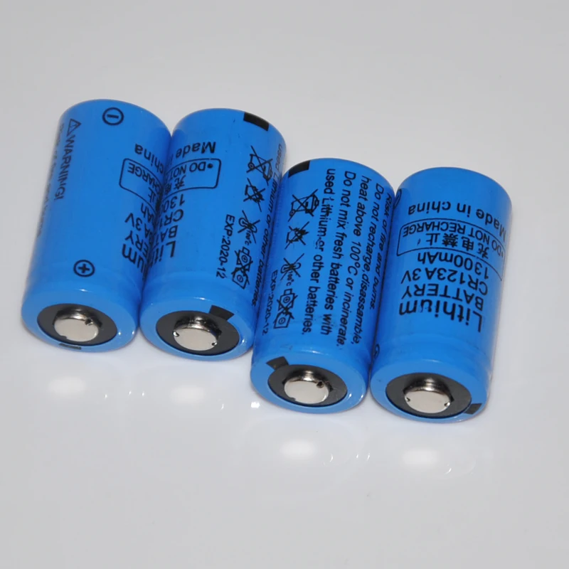 60% OFF 4 шт. 3В CR123A CR 123A ячейка литиевой батареи 1300 мА/ч, CR123 CR17335 CR17345 16340 LiMnO2 сухая Первичная батарея для камеры