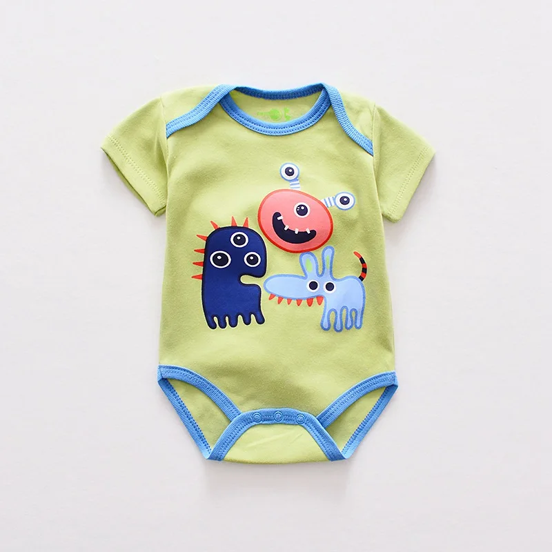 Новое поступление Летнее Детское Боди цельная Одежда для младенцев хлопковые