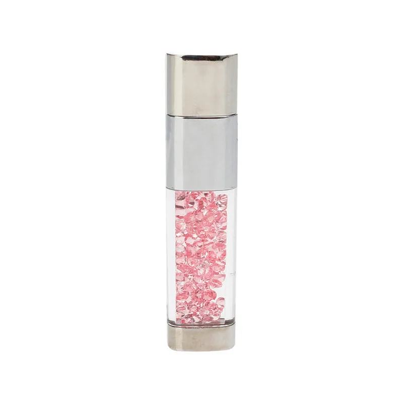pink Флеш-накопитель 8 ГБ, алмазная коробка, USB диск, 64 ГБ, металлическая usb флеш-память, 128 ГБ, 4 Гб, флешка в виде бижутерии, 16 ГБ, USB флеш-накопитель, 32 ГБ, специальный подарок - Цвет: pink
