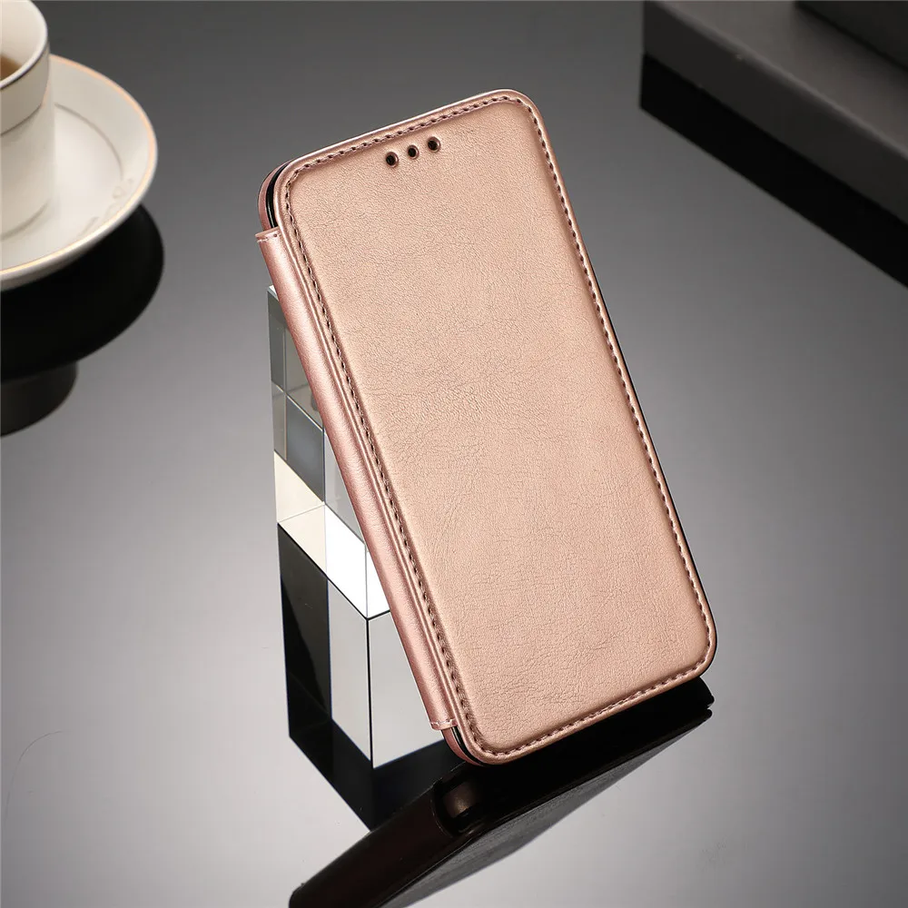 Rose Gold zhiyue Противоударный кожаный флип-чехол для Iphone 11 pro Xs Max Xr X 8 7 6 6s Plus 5 5S Se роскошный держатель для карт кошелек Подставка чехол для телефона - Цвет: Rose Gold zhiyue