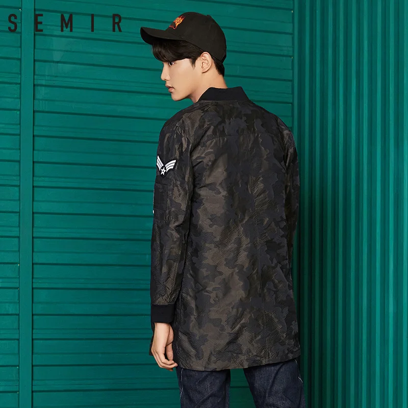 SEMIR куртка для мужчин человек куртки пальто Стенд воротник уличная одежда Весна