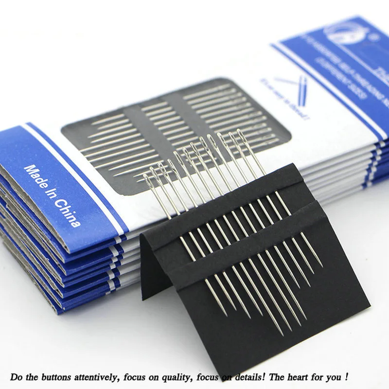 12 шт./лот срыгивающие иглы для женского рукоделия простой швейный инструмент