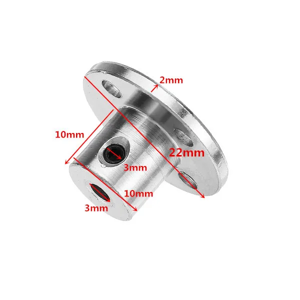 3 мм Фланцевая муфта стальная жесткая пластина соединительный вал оптическая ось