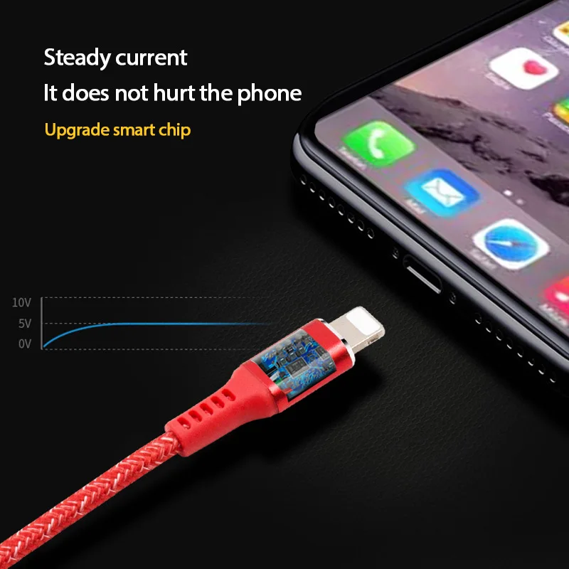 Новая линия быстрой зарядки 2A для Apple Data Line iphone x мобильного телефона USB кабель