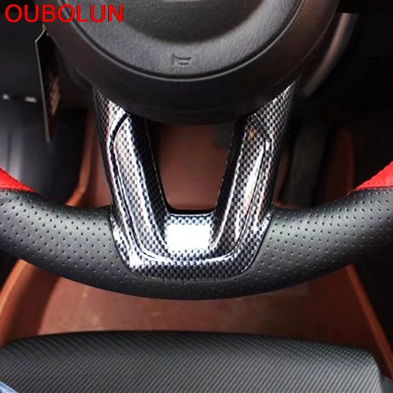 OUBOLUN NEW! Аксессуары для интерьера из углеродного волокна MAZDA 3 6 CX-5 CX-9 CX9 2017 2018 |