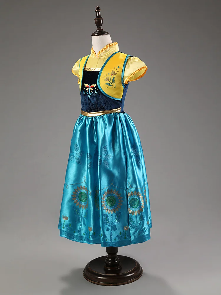 2017 brand new HOT Cinderella girl princess dress with butterfly print free ship high quality girls outwear fashion style | Детская