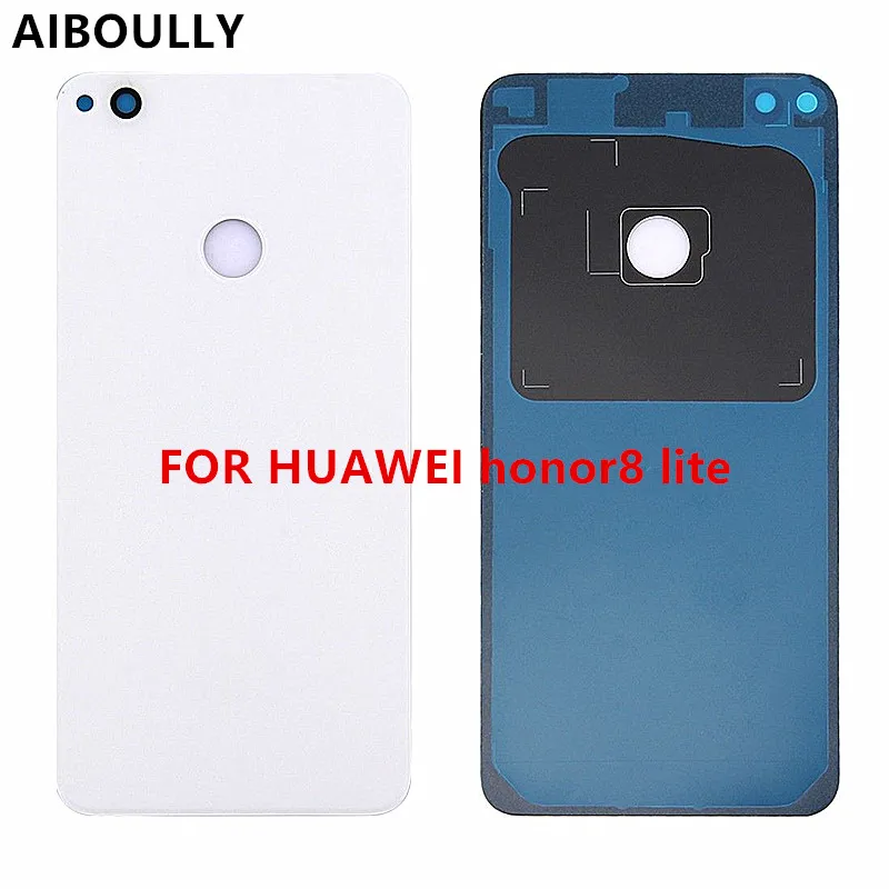 Ailboully полностью новый задний корпус для Huawei Honor 8 Lite Задняя стеклянная крышка