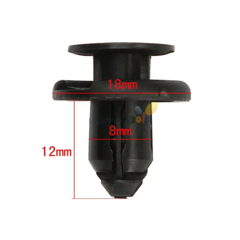 free shipping 20x Nylon Plastic Staple Bumper Fender Splash Guard Retainer Clips Fastener For Nissan Maxima 1994-On 01553-09611 |