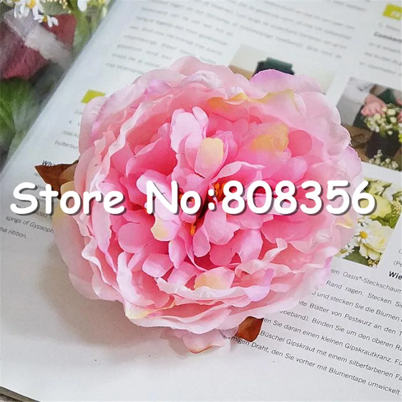 Хит Европейский Искусственный Пион Цветочная голова художественная пеония для