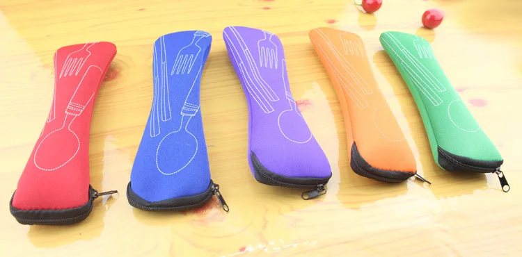 3 шт./1 комплект дорожные столовые приборы из нержавеющей стали|Столовые сервизы| |