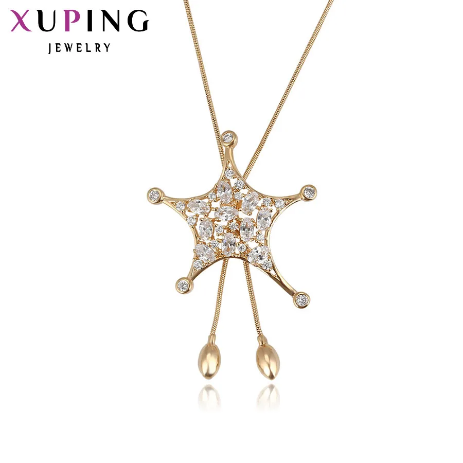 Xuping Fashion Necklace New Design Big Long Gold Color Plated Women Men Chain Jewelry Gift 42354 | Украшения и аксессуары