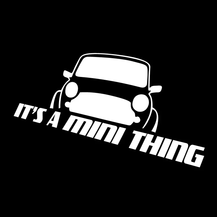 JL 20x8 см это мини вещь Наклейка стиль окна двери украшения тела для BMW mini Cooper R50 R52 R53
