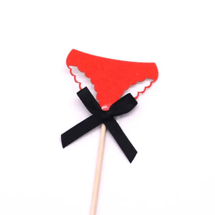 6pcs Red Cake Topper Топпер для торта, вечерние принадлежности Для холостяка, украшение торта, воздушный шар для пениса, соломинка в виде пениса, вечерние аксессуары для украшения невесты - Цвет: 6pcs Red Cake Topper