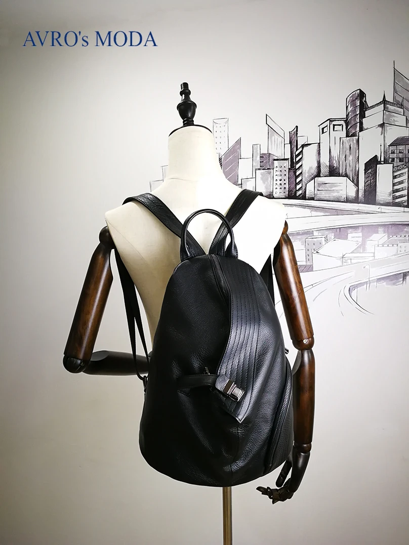 Бренд AVRO MODA рюказк женский рюкзак из натуральной кожи сумки для женщин 2020 женские
