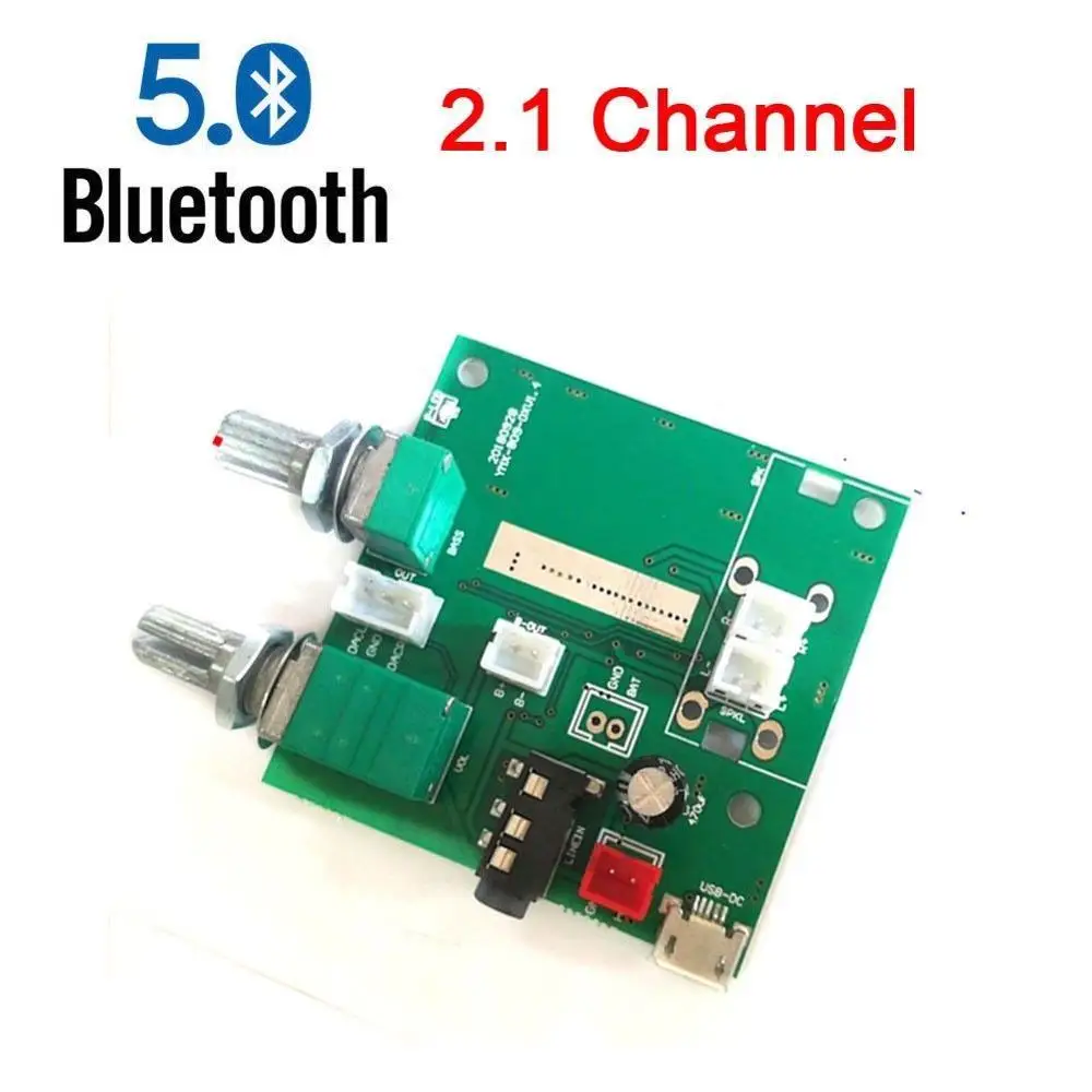20 Вт Bluetooth 5 0 3D стерео усилитель аудио цифровой сабвуфер класса D 2 1 канальный
