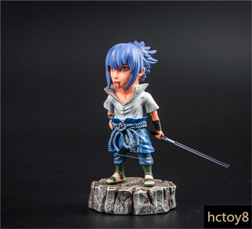 Haocaitoy Оригинальные фигурки Uchiha Sasuke модель ПВХ тату серия игрушек аниме коллекция