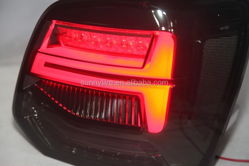 Для VW Cross Мужские поло хвост света 2011-2013 год темно-красного цвета