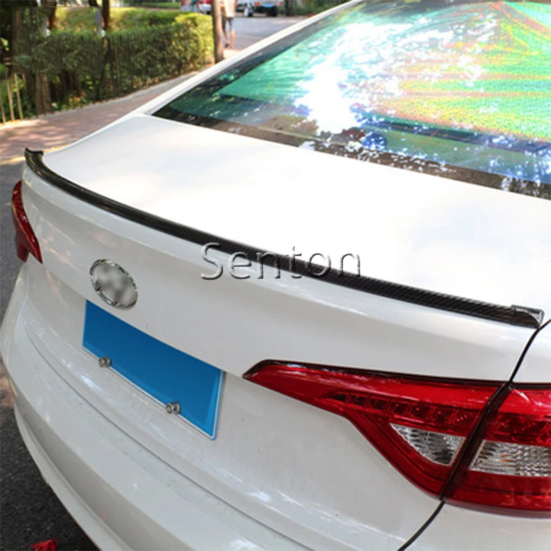 

Car Carbon Fiber Spoilers Sticker For Peugeot 307 206 308 407 207 2008 3008 508 406 208 301 For Citroen C4 C5 C3 C2 Accessories