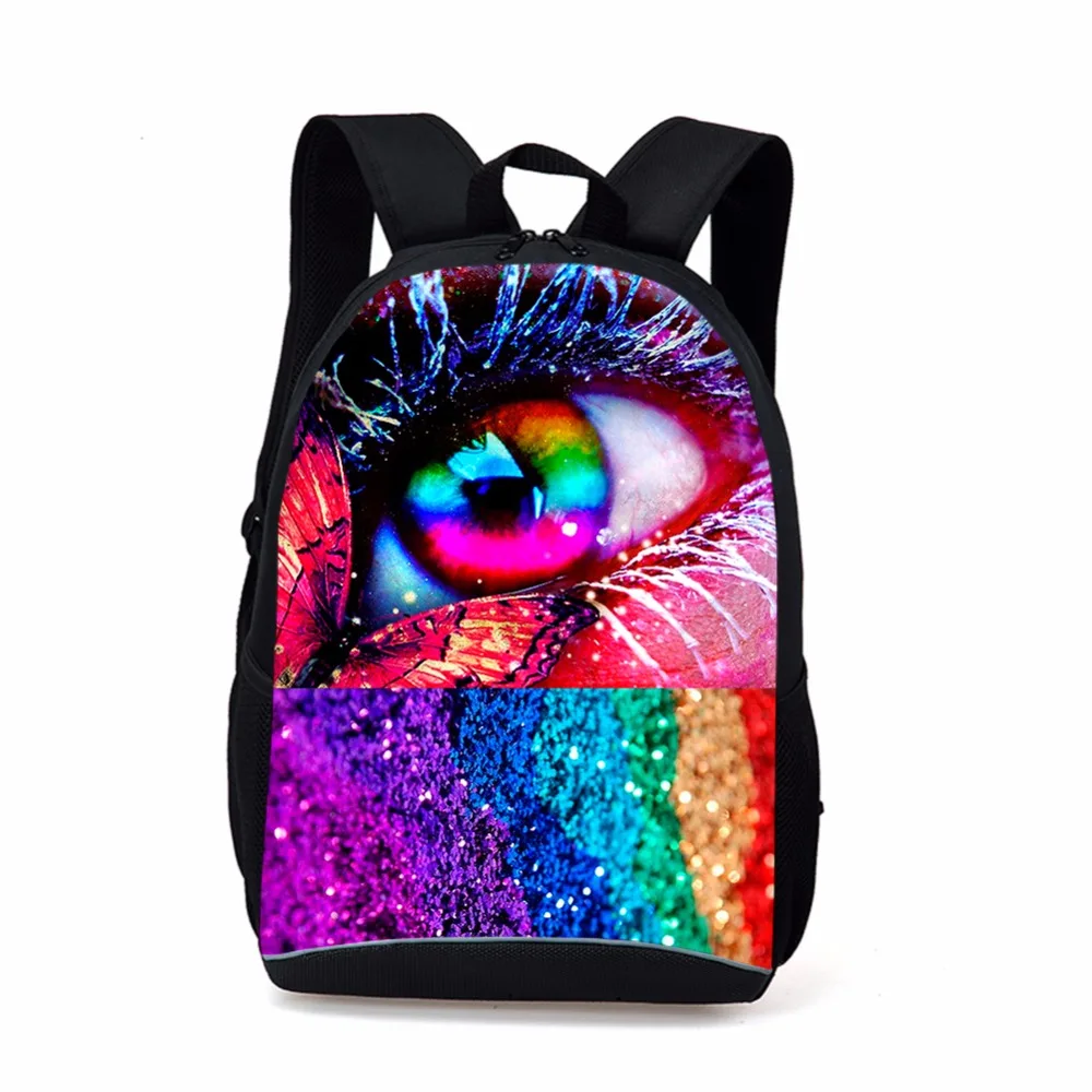 2017 модный рюкзак с объемным принтом Больших Глаз вместительные школьные ранцы